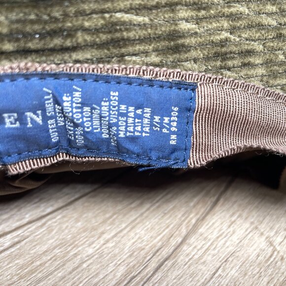 Small Ralph Lauren Brown/Green Corduroy Bucket Hat - Picture 3 of 6